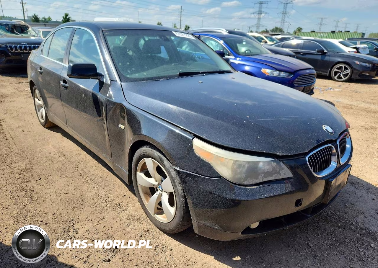 2007 BMW 5 Series VIN:WBANE73507CM49241 - 4