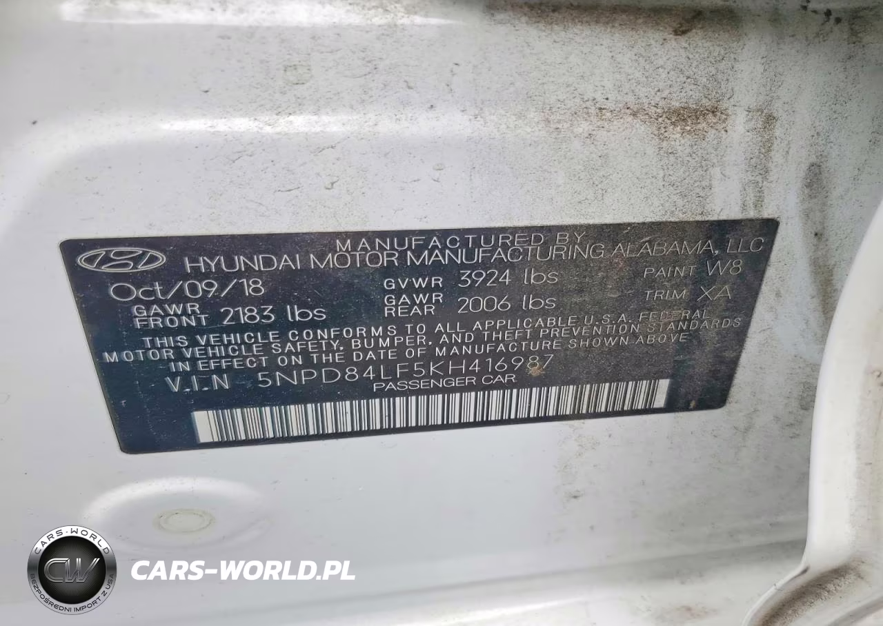 2019 Hyundai Elantra Sel VIN:5NPD84LF5KH416987 - 12