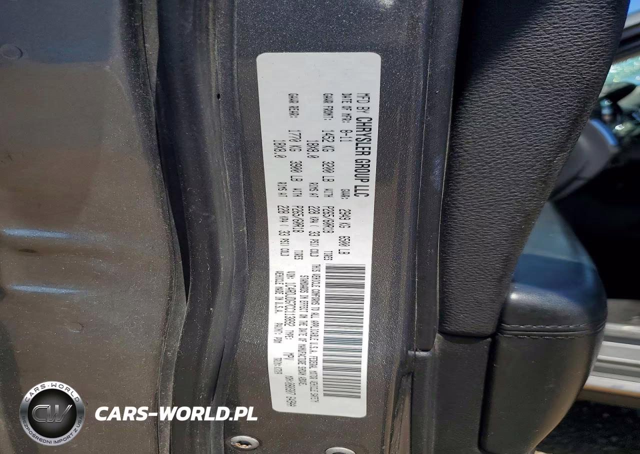 2012 Dodge Durango Crew VIN:1C4RDJDG7CC113892 - 13