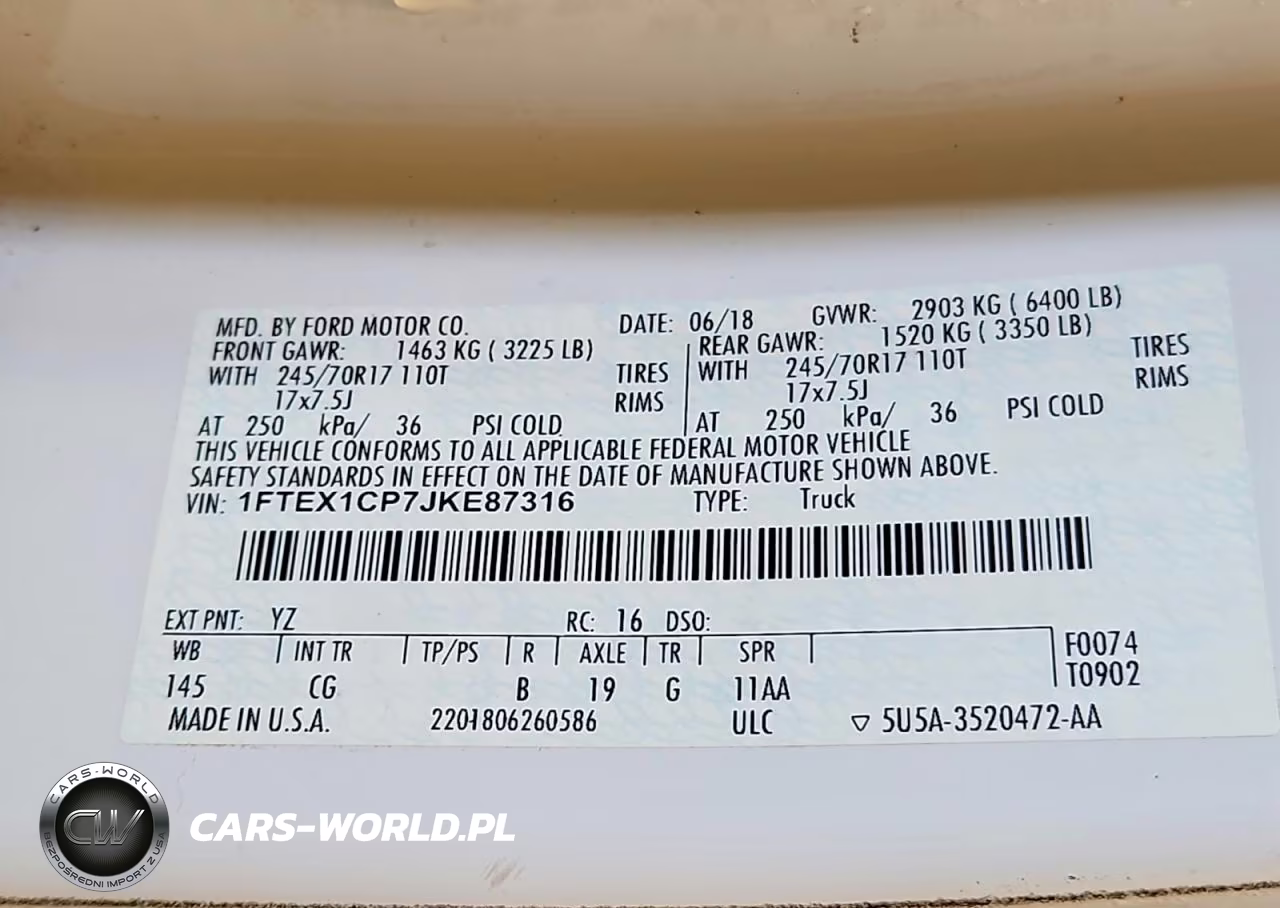 2018 Ford F150 Super Cab VIN:1FTEX1CP7JKE87316 - 12