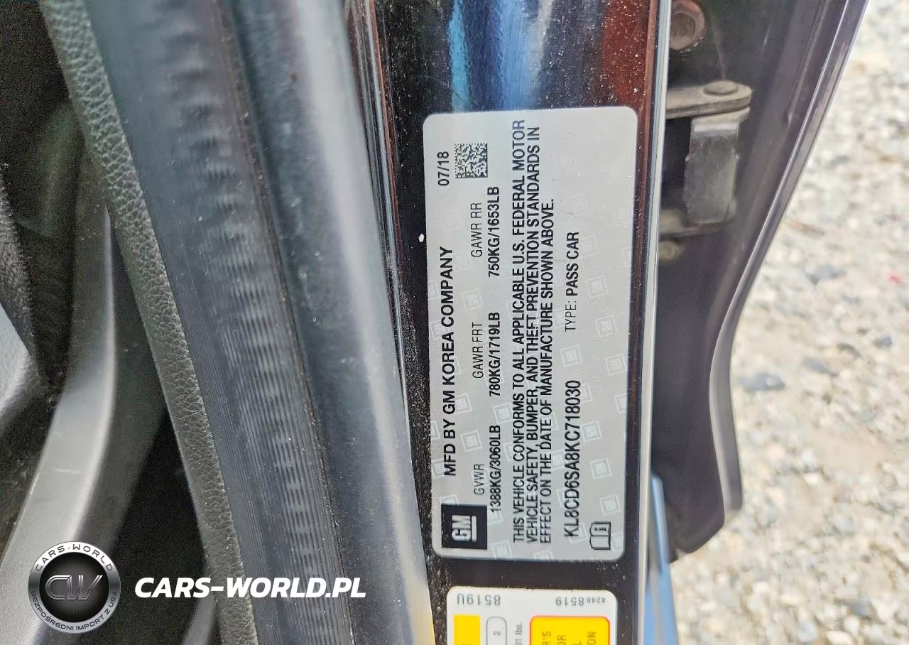 2019 Chevrolet Spark 1Lt VIN:KL8CD6SA8KC718030 - 13