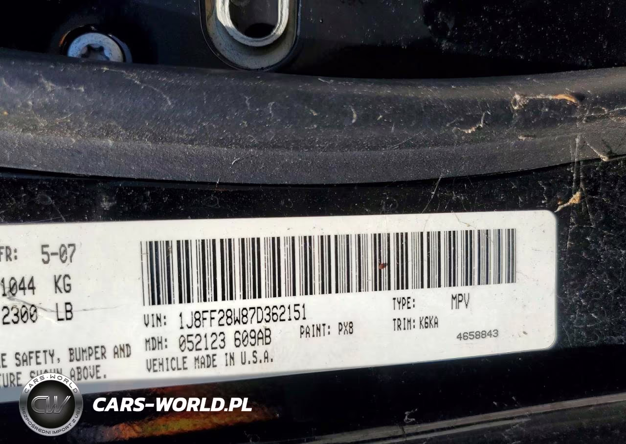 2007 Jeep Patriot VIN:1J8FF28W87D362151 - 13