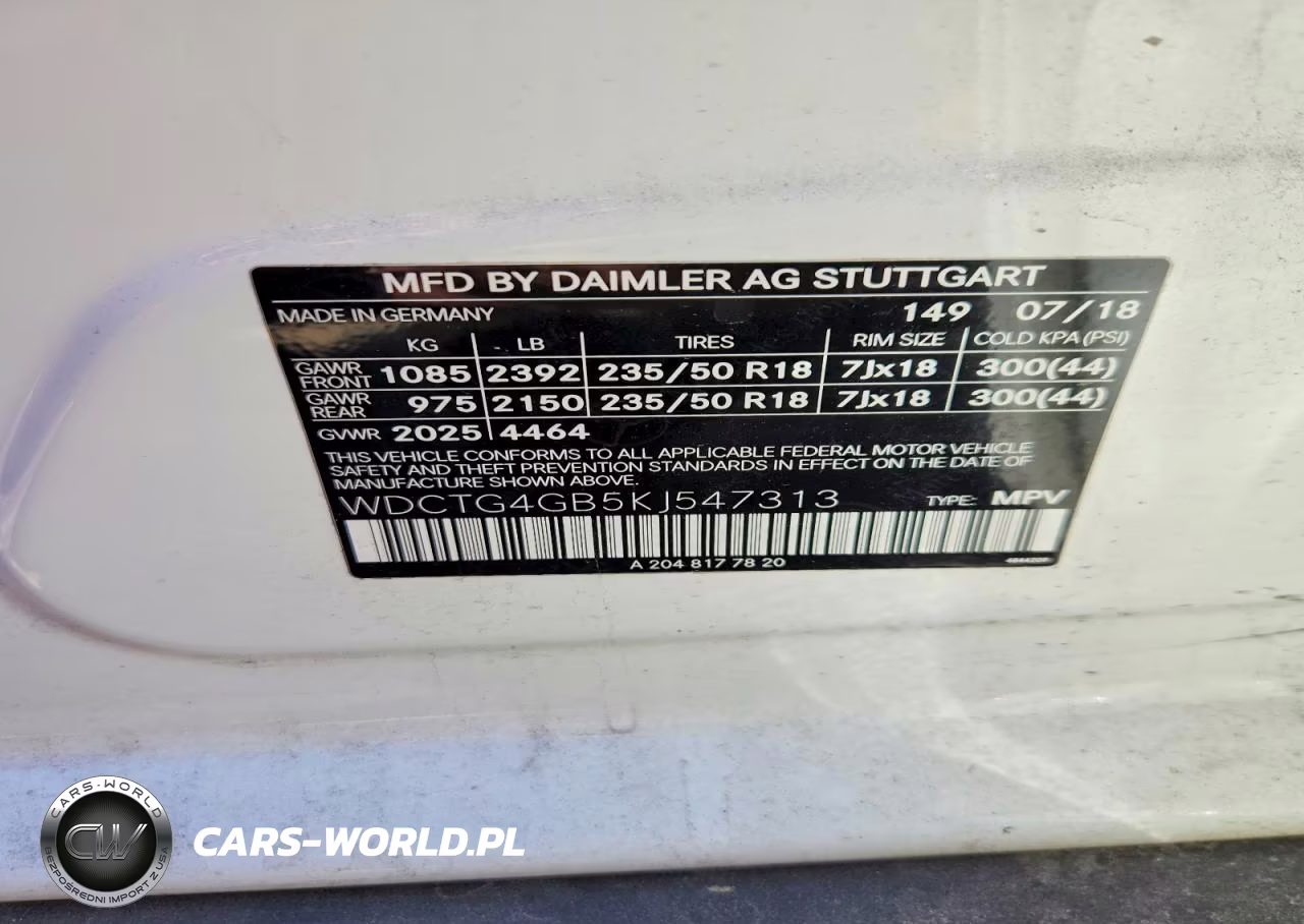 2019 Mercedes-Benz Gla 250 4Matic VIN:WDCTG4GB5KJ547313 - 12