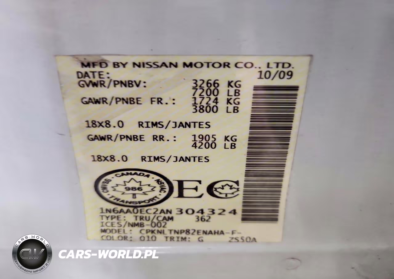 2010 Nissan Titan Se VIN:1N6AA0EC2AN304324 - 12