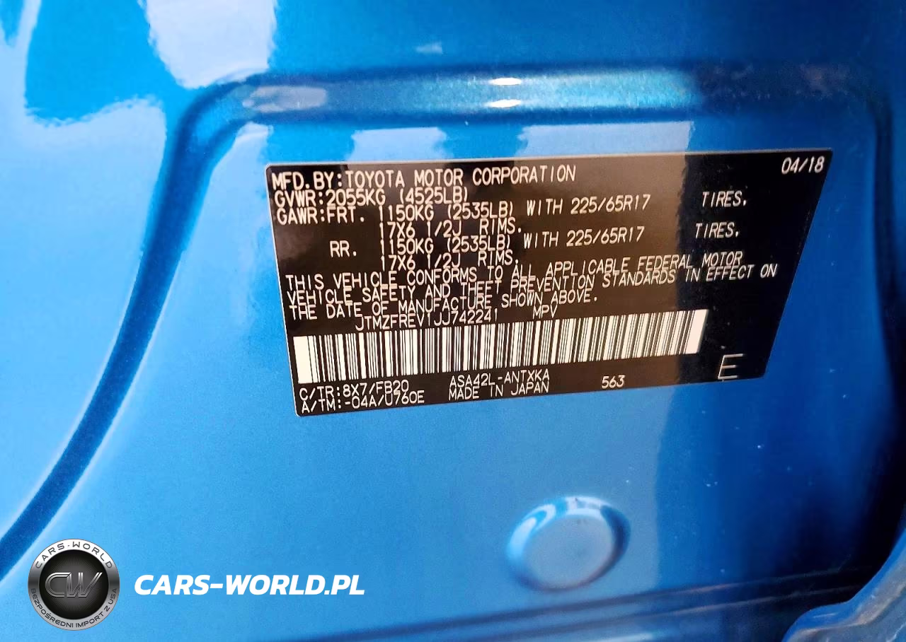 2018 Toyota Rav4 Le VIN:JTMZFREV1JJ742241 - 14