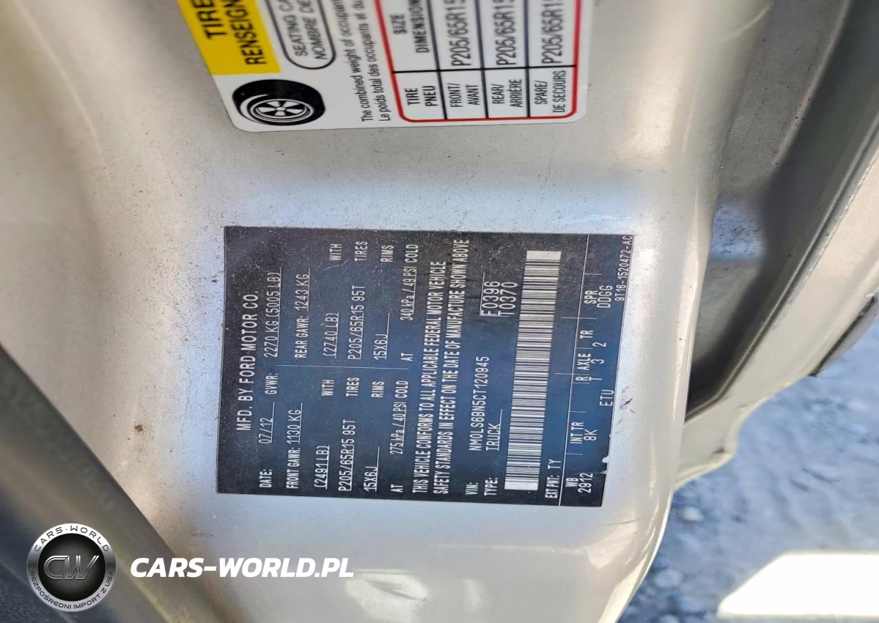 2012 Ford Transit Connect Xlt VIN:NM0LS6BN5CT120945 - 13