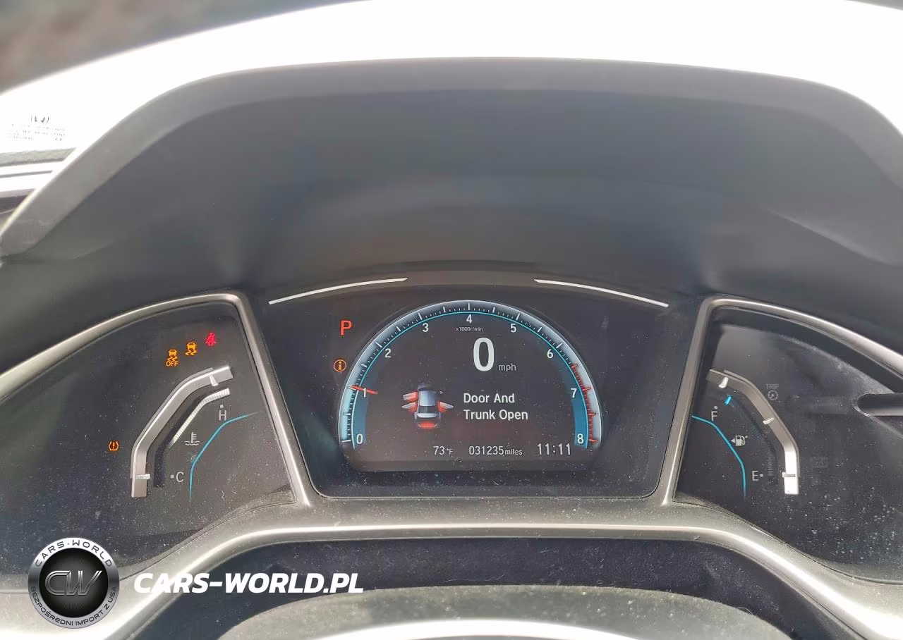 2018 Honda Civic Exl VIN:JHMFC1F77JX043706 - 9