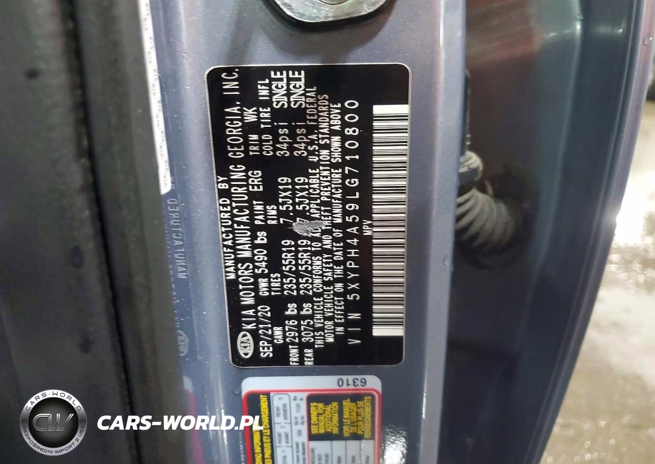 2020 Kia Sorento Ex V6 VIN:5XYPH4A59LG710800 - 14