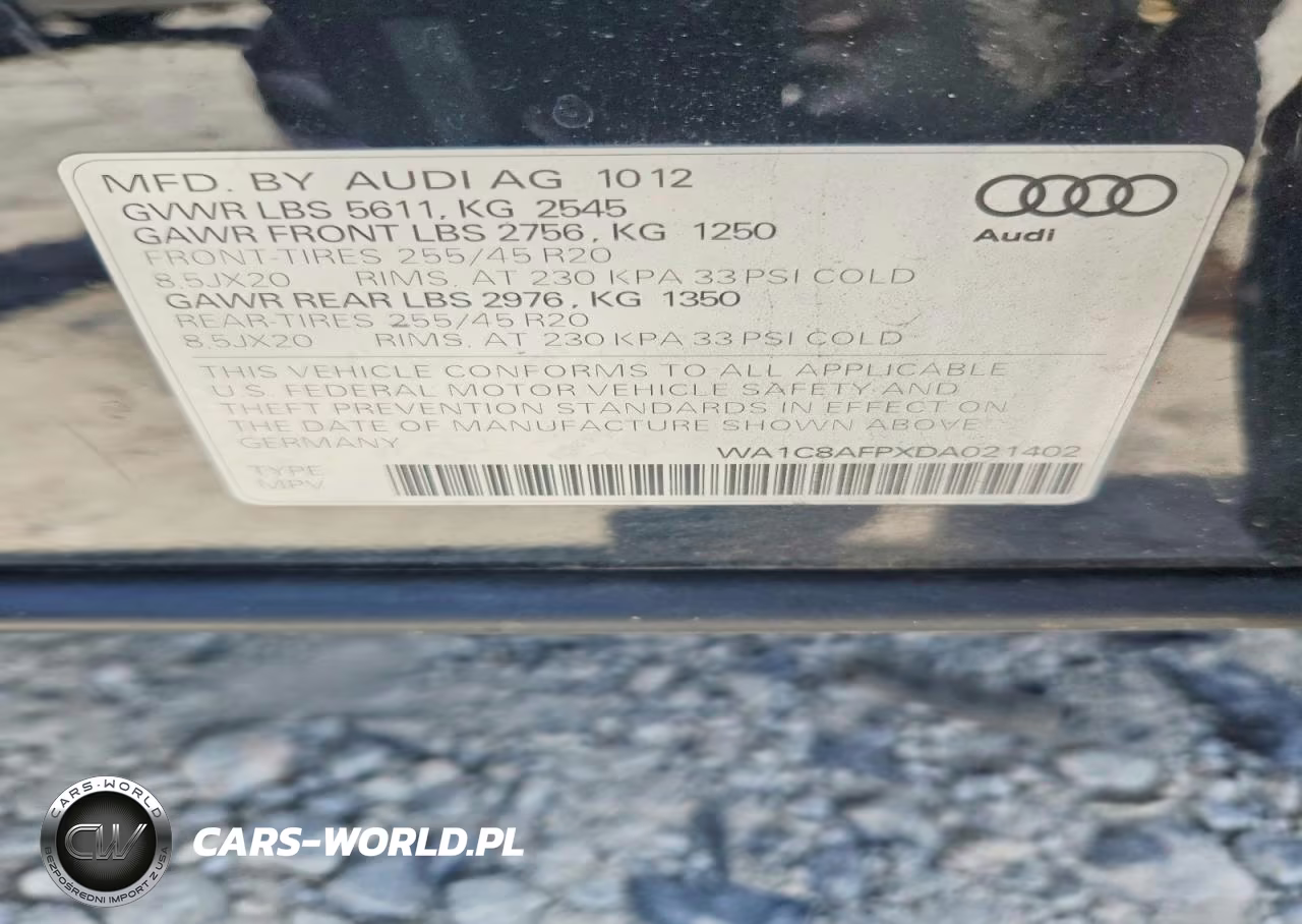 2013 Audi Q5 Premium Hybrid VIN:WA1C8AFPXDA021402 - 13