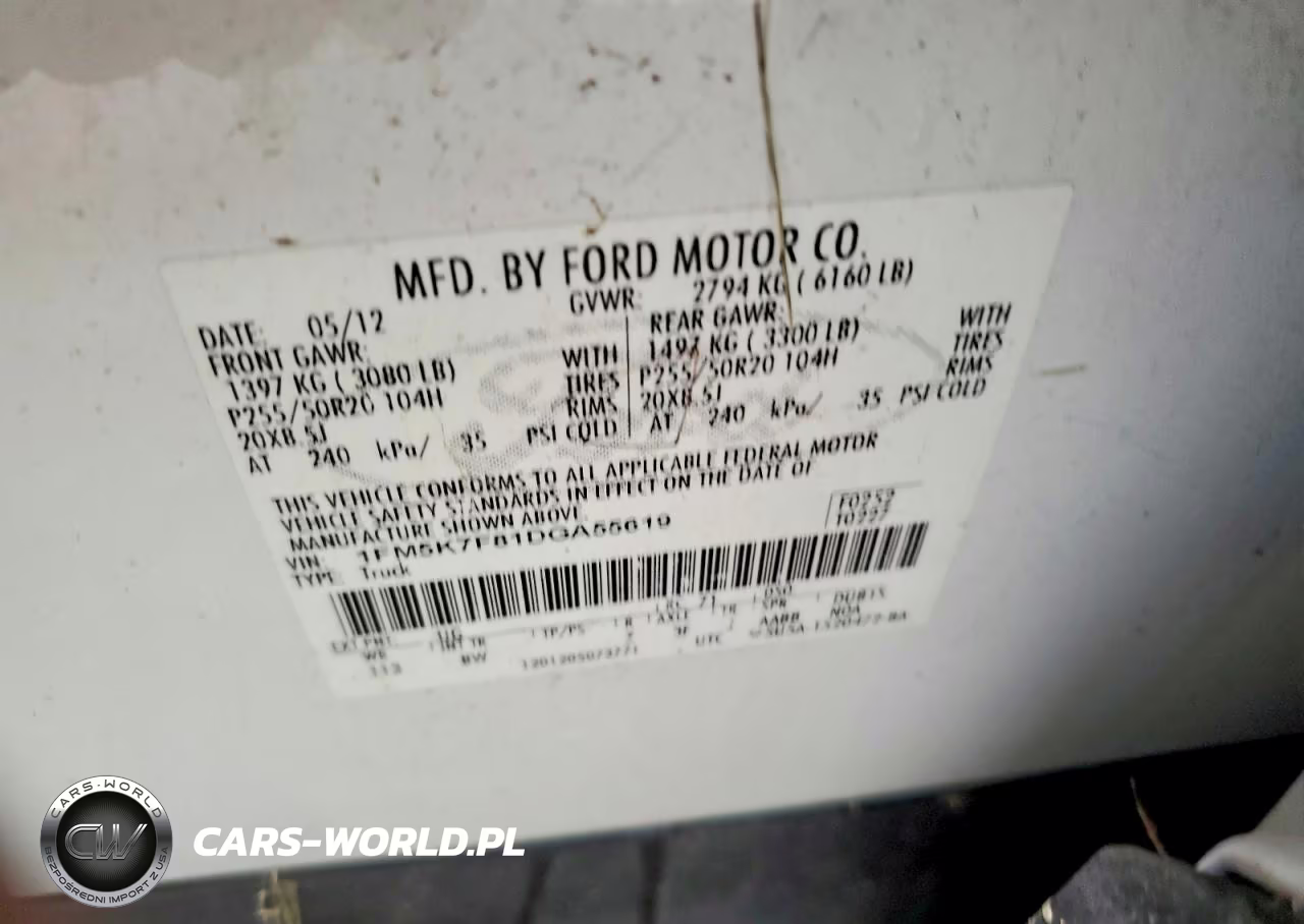 2013 Ford Explorer Limited VIN:1FM5K7F81DGA55619 - 13