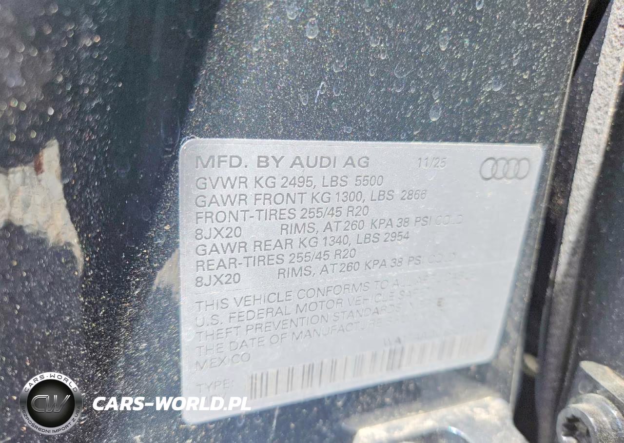 2025 Audi Q5 Sportback Prestige VIN:WA1FAAGU8S2117042 - 14