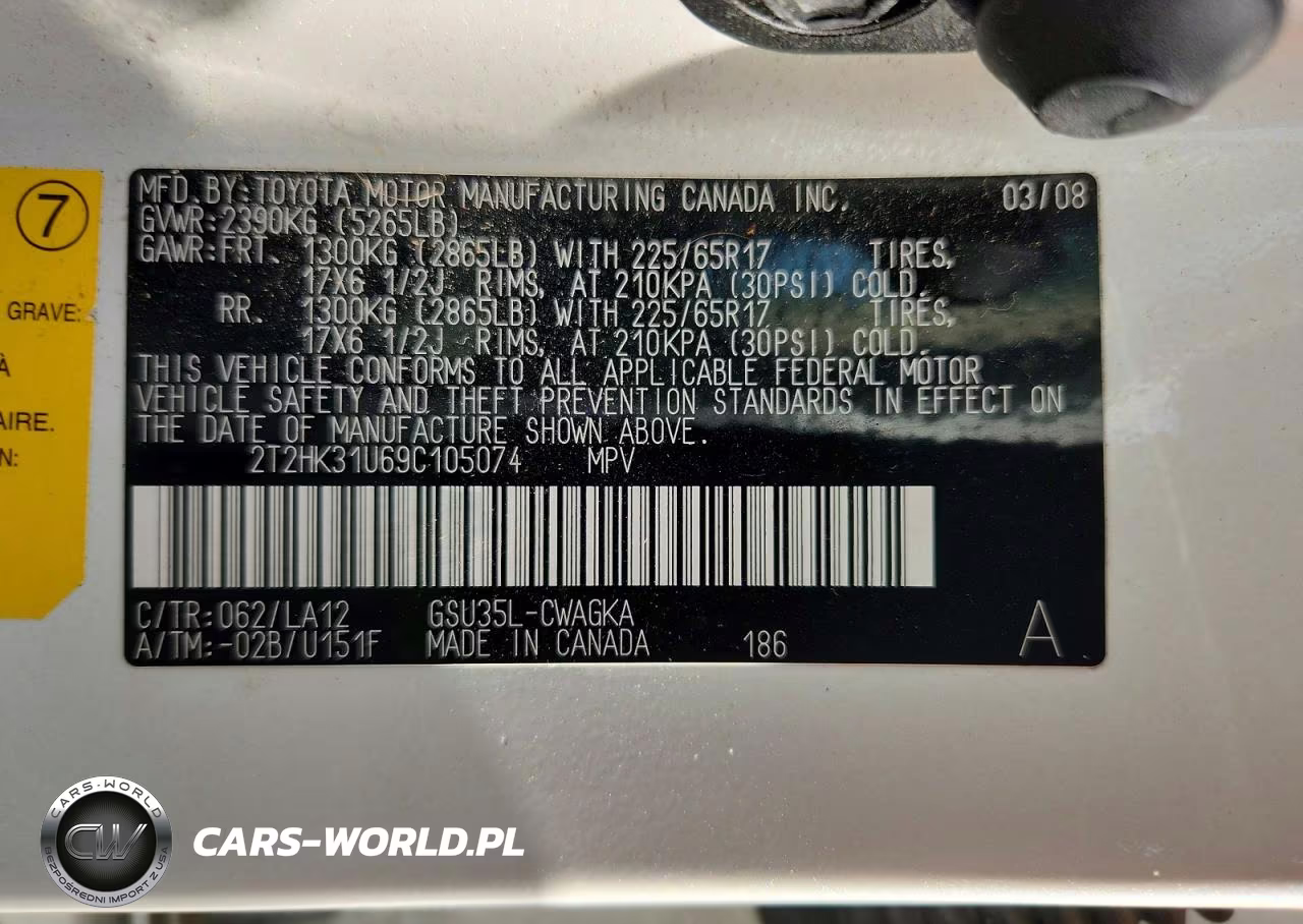 2009 Lexus Rx 350 VIN:2T2HK31U69C105074 - 13