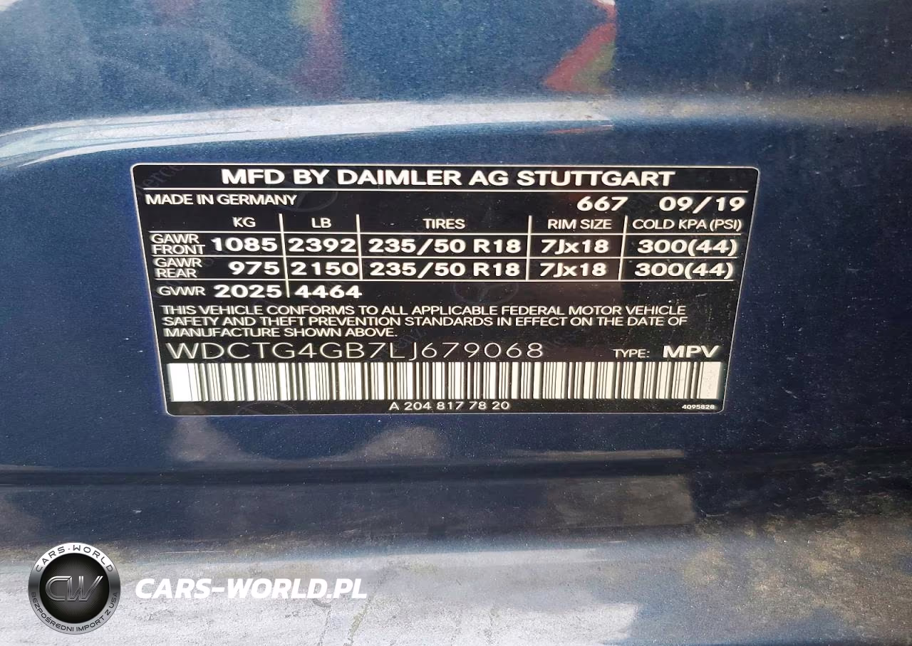 2020 Mercedes-Benz Gla 250 4Matic VIN:WDCTG4GB7LJ679068 - 14