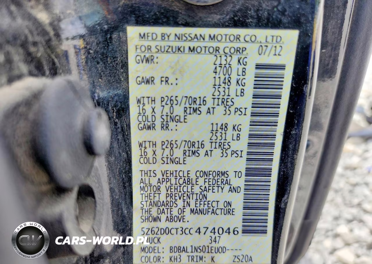 2012 Suzuki Equator Base VIN:5Z62D0CT3CC474046 - 13