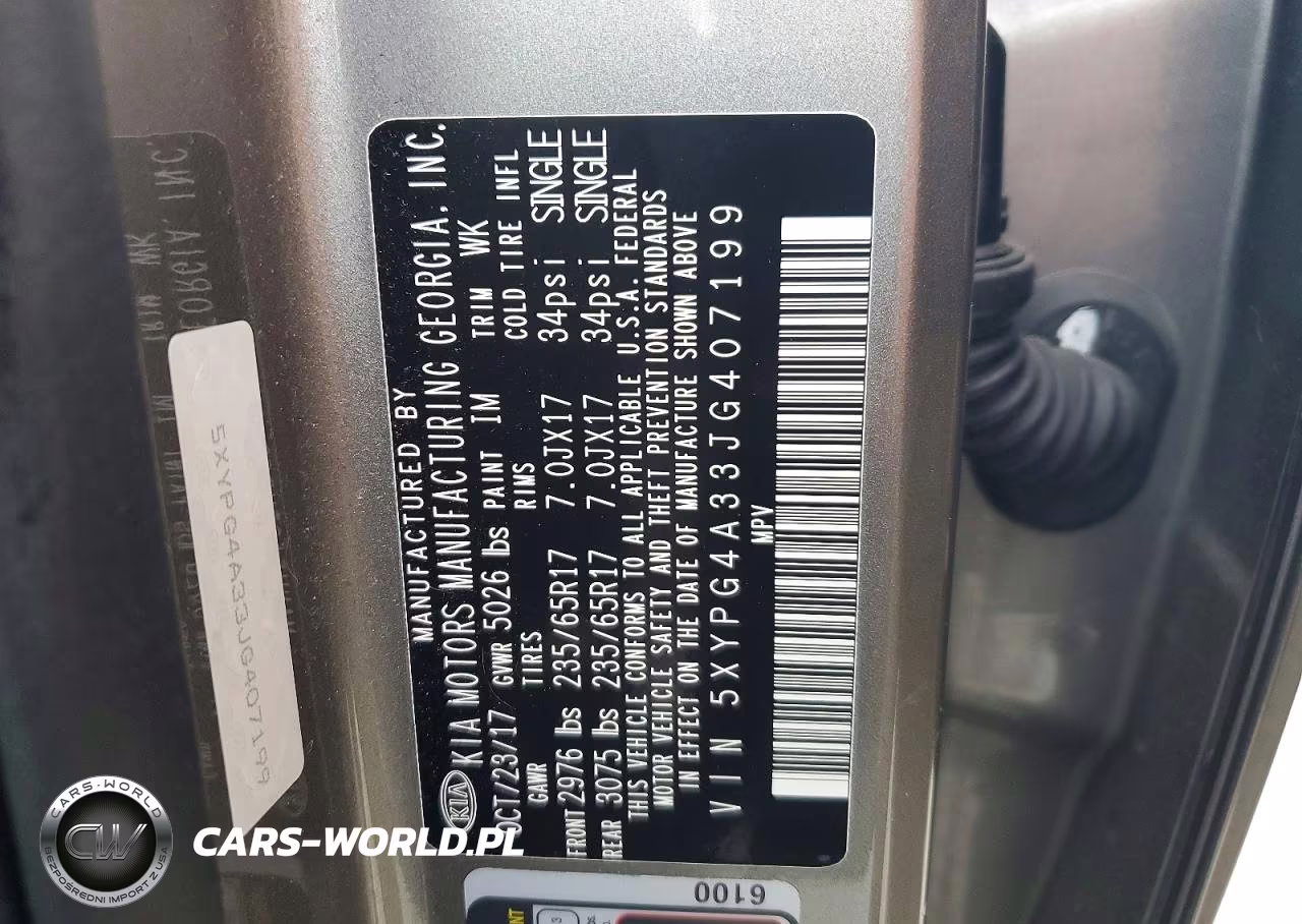 2018 Kia Sorento L VIN:5XYPG4A33JG407199 - 13
