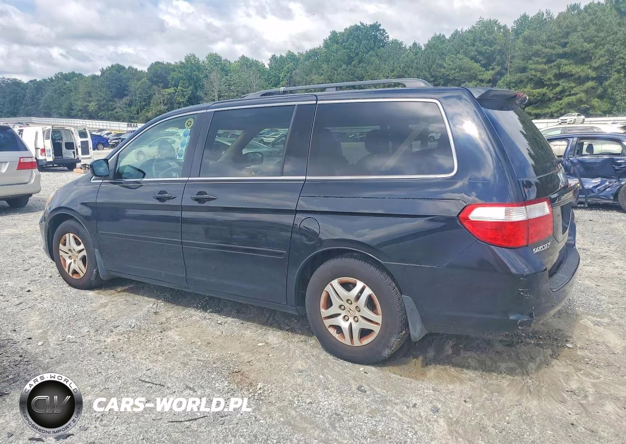 2007 Honda Odyssey Exl VIN:5FNRL38607B080534 - 2