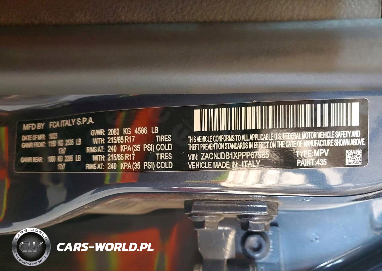 2023 Jeep Renegade Latitude VIN:ZACNJDB1XPPP67985 - 12