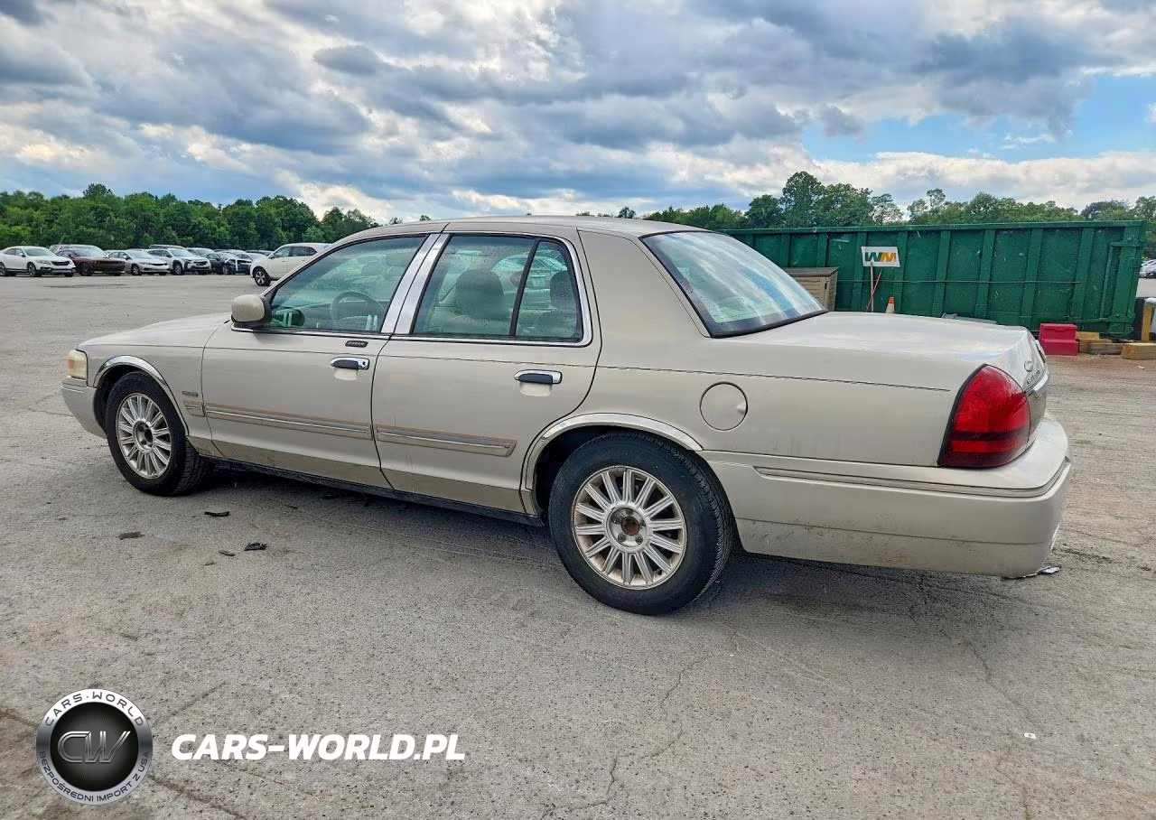 2010 Mercury Grand Marquis Ls VIN:2MEBM7FV3AX628807 - 2