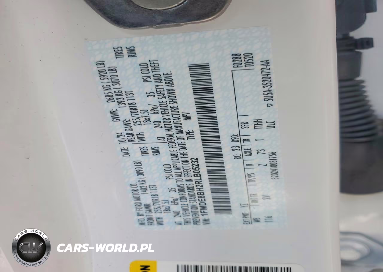 2024 Ford Bronco Outer Banks VIN:1FMDE8BH2RLB05232 - 13