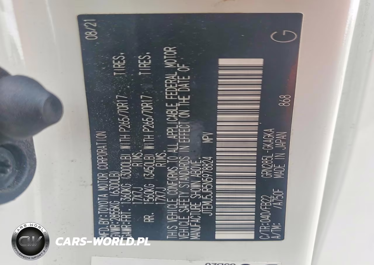 2022 Toyota 4Runner Sr5 VIN:JTEMU5JR5N5978824 - 12