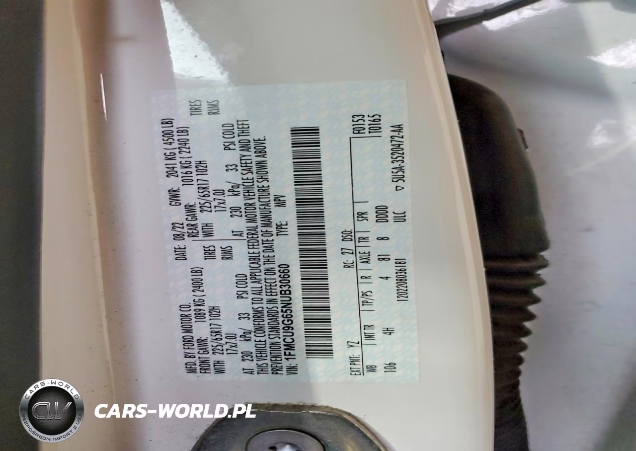 2022 Ford Escape Se VIN:1FMCU9G65NUB30660 - 13
