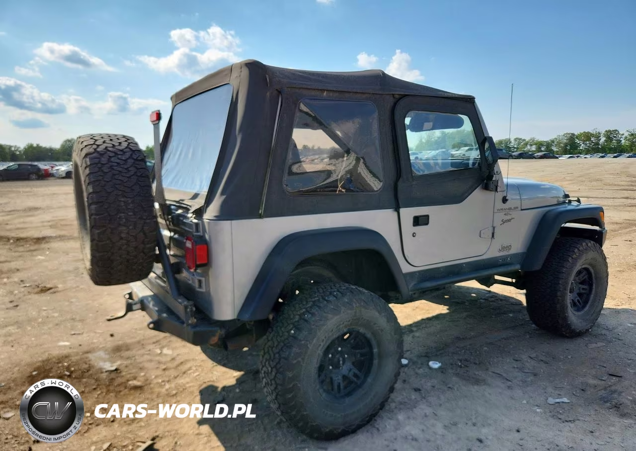 2001 Jeep Wrangler - Tj Sport VIN:1J4FA49S11P323978 - 3