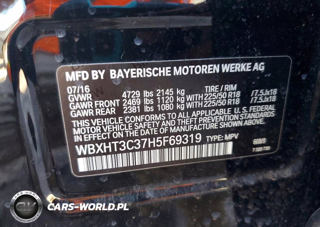 2017 BMW X1 xDrive28I VIN:WBXHT3C37H5F69319 - 13