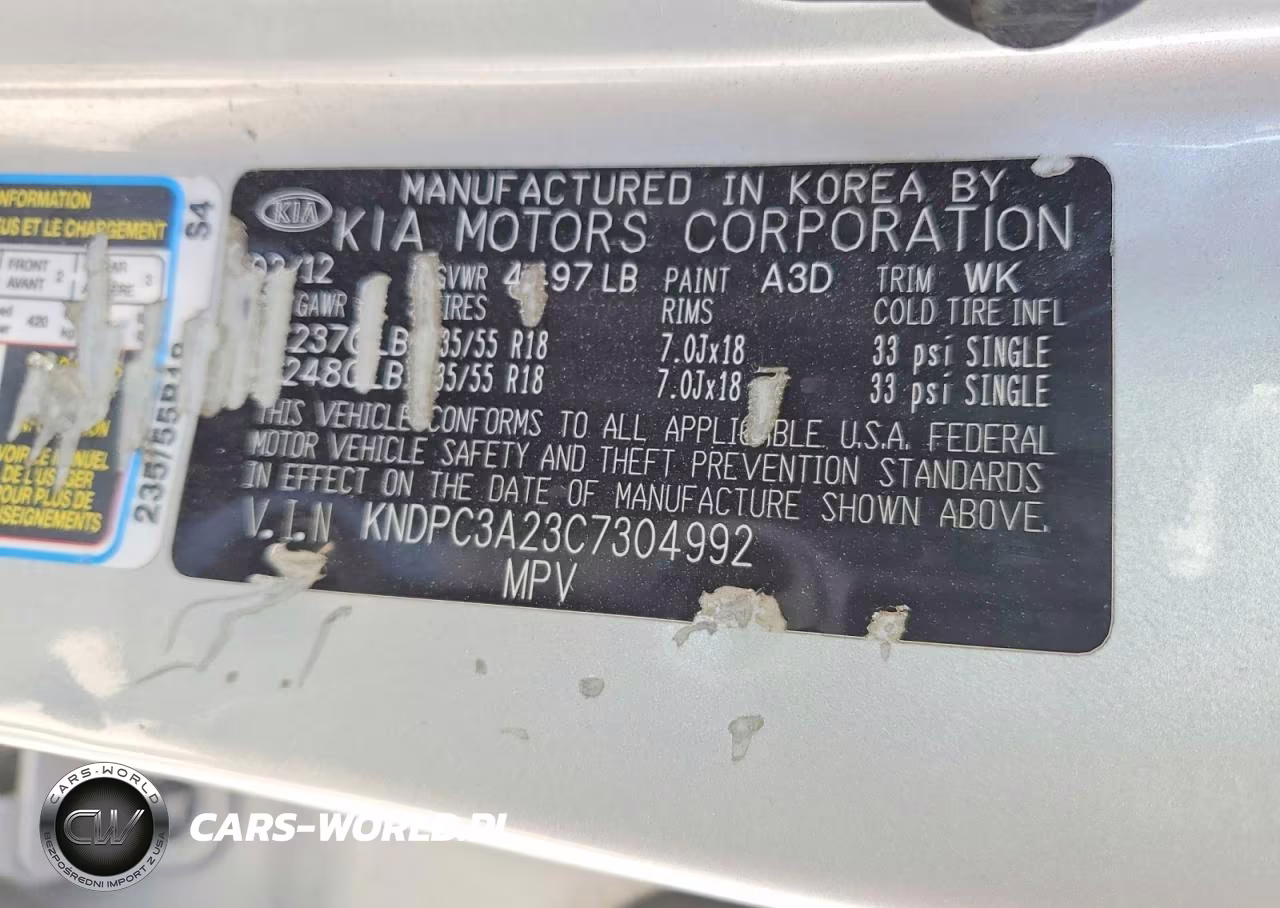 2012 Kia Sportage Ex VIN:KNDPC3A23C7304992 - 14