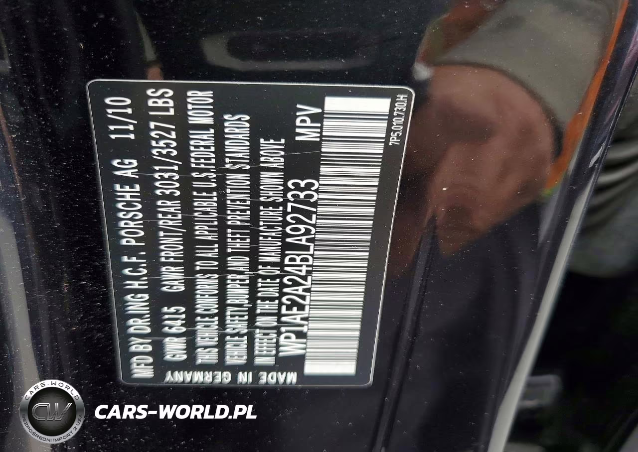2011 Porsche Cayenne S Hybrid VIN:WP1AE2A24BLA92733 - 13