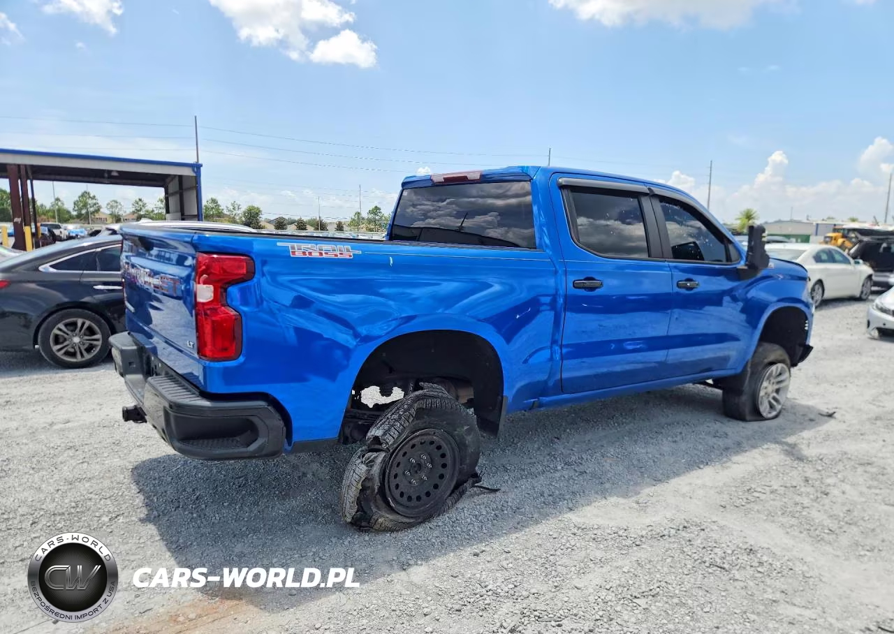 2022 Chevrolet Silverado K1500 Lt Trail Boss VIN:3GCUDFED4NG674658 - 3