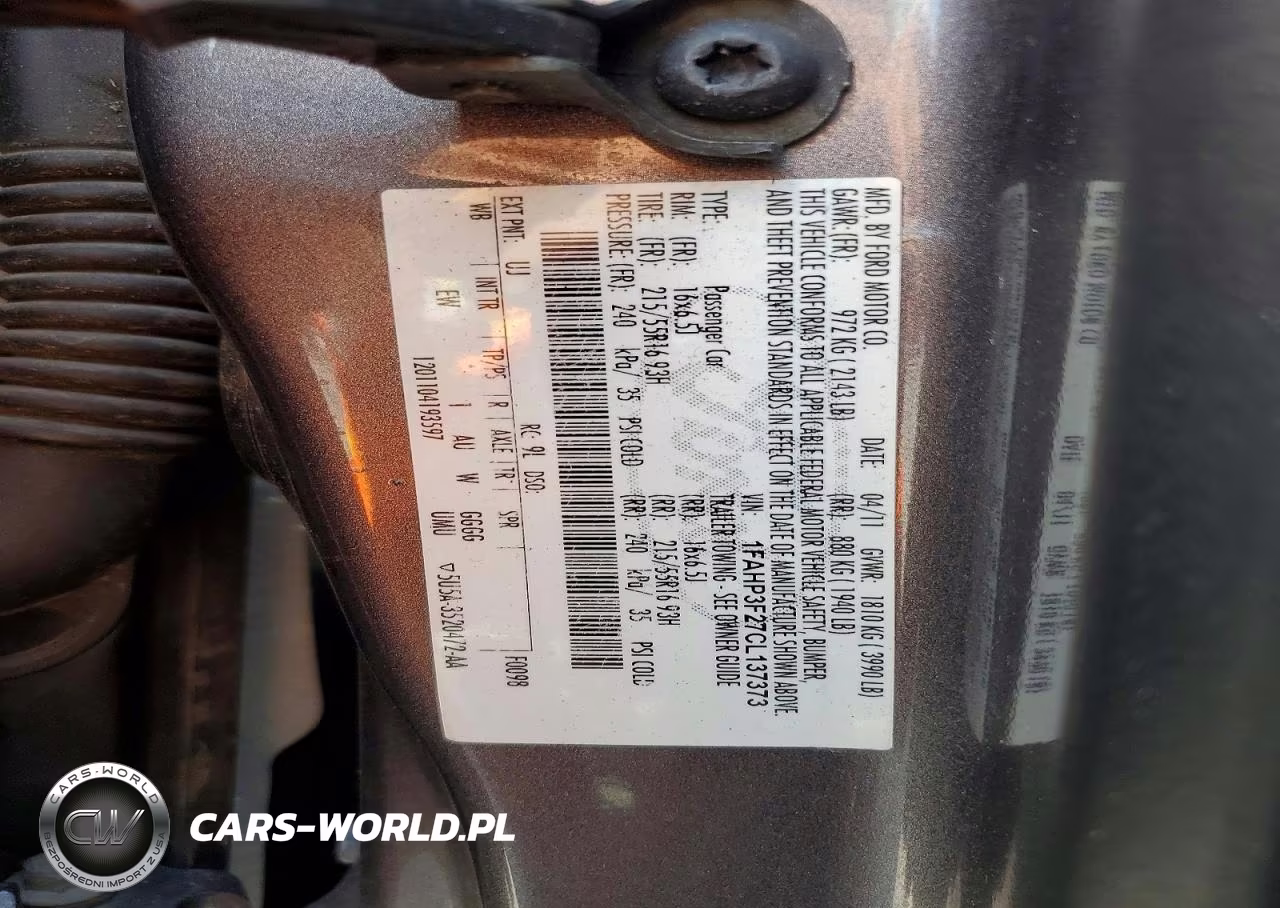 2012 Ford Focus Se VIN:1FAHP3F27CL137373 - 12
