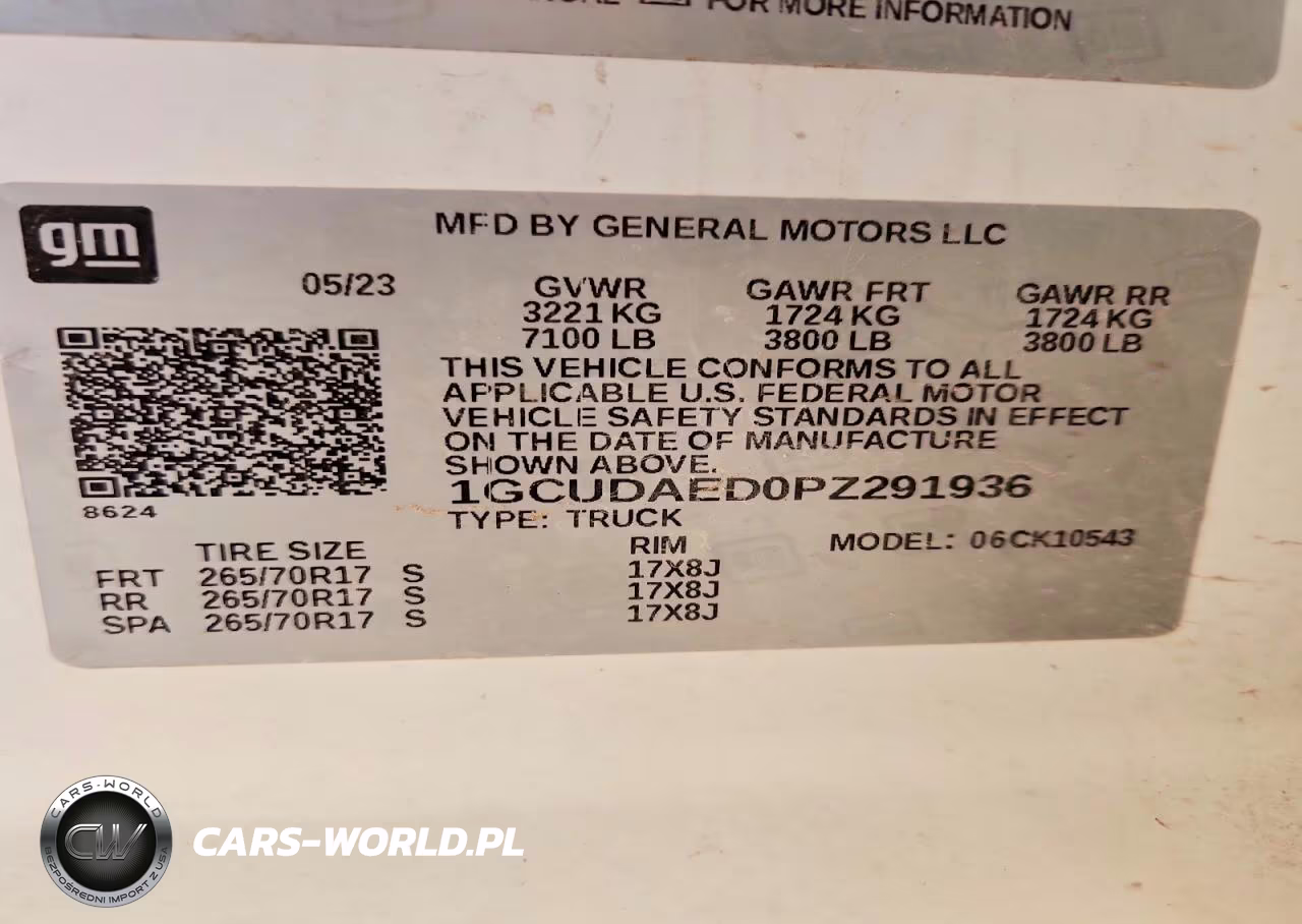 2023 Chevrolet Silverado K1500 VIN:1GCUDAED0PZ291936 - 12