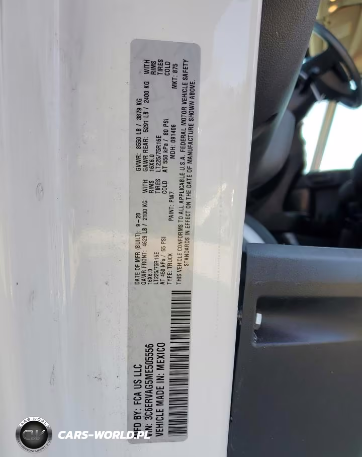 2021 Ram Promaster 1500 1500 Standard VIN:3C6ERVAG5ME505556 - 12