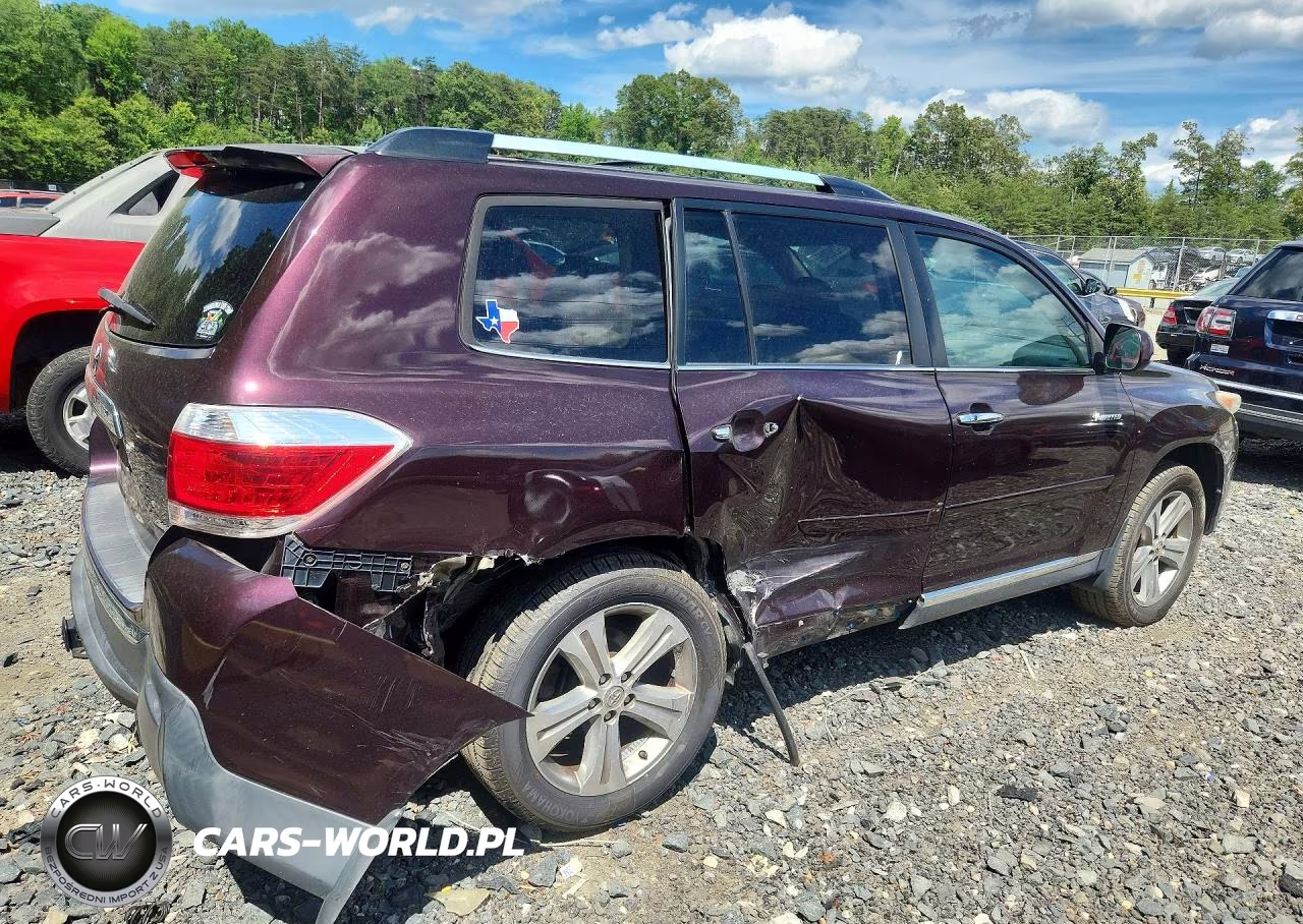 2013 Toyota Highlander Limited VIN:5TDDK3EH3DS186700 - 3