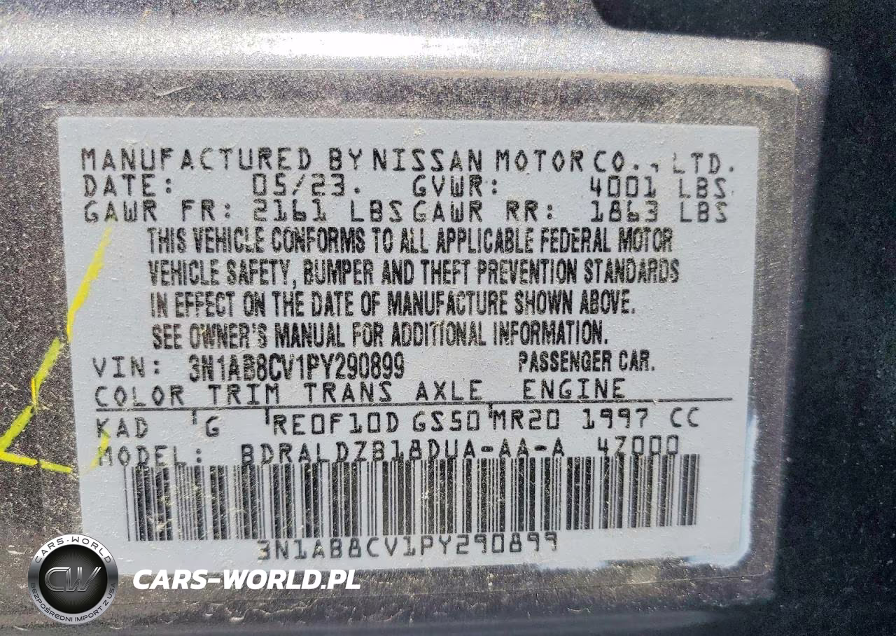 2023 Nissan Sentra Sv VIN:3N1AB8CV1PY290899 - 12