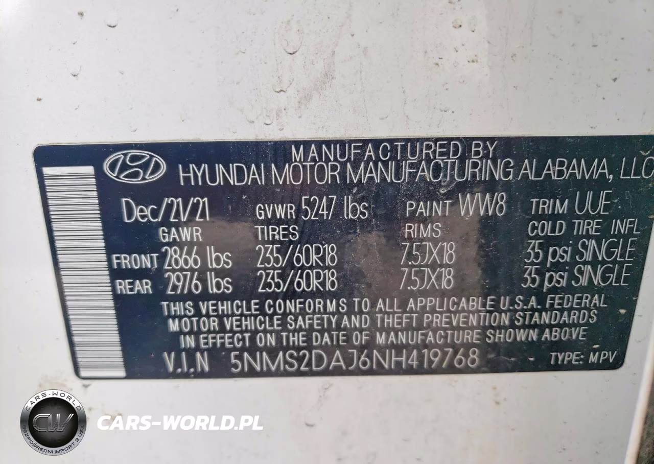 2022 Hyundai Santa Fe Sel VIN:5NMS2DAJ6NH419768 - 12