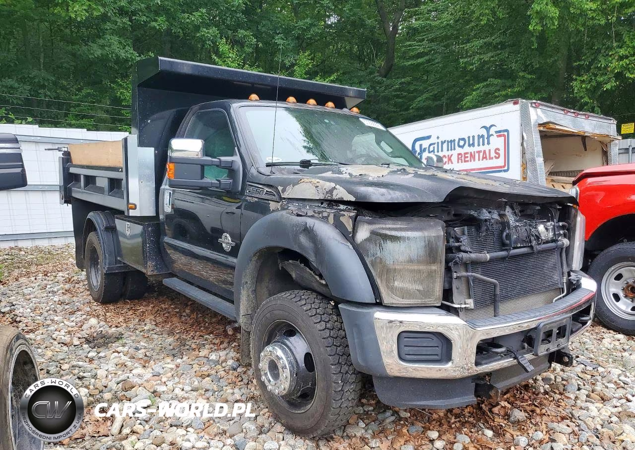 2016 Ford F550 Super Duty Dump Truck VIN:1FDUF5HT1GEA77495 - 4