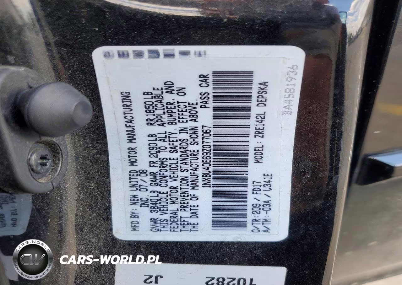 2009 Toyota Corolla S VIN:1NXBU40E69Z077067 - 12