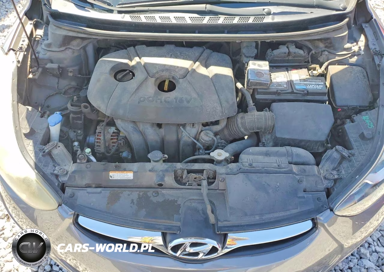 2012 Hyundai Elantra Gls VIN:5NPDH4AE8CH127615 - 11