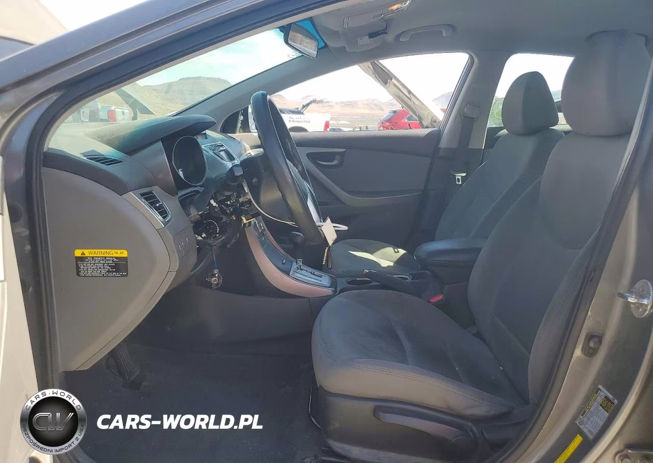 2012 Hyundai Elantra Gls VIN:5NPDH4AE8CH127615 - 7