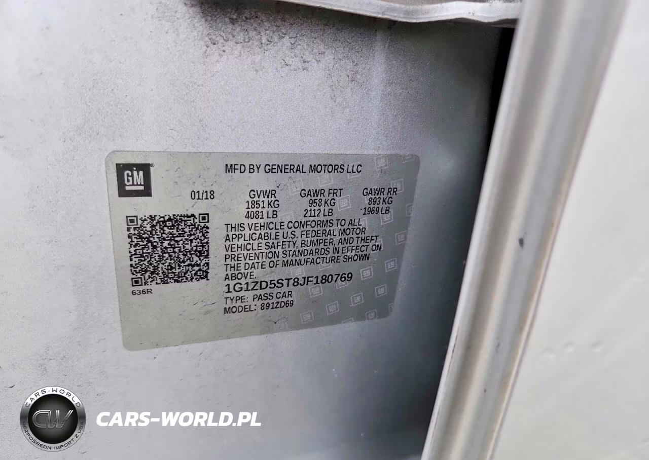 2018 Chevrolet Malibu Lt VIN:1G1ZD5ST8JF180769 - 12