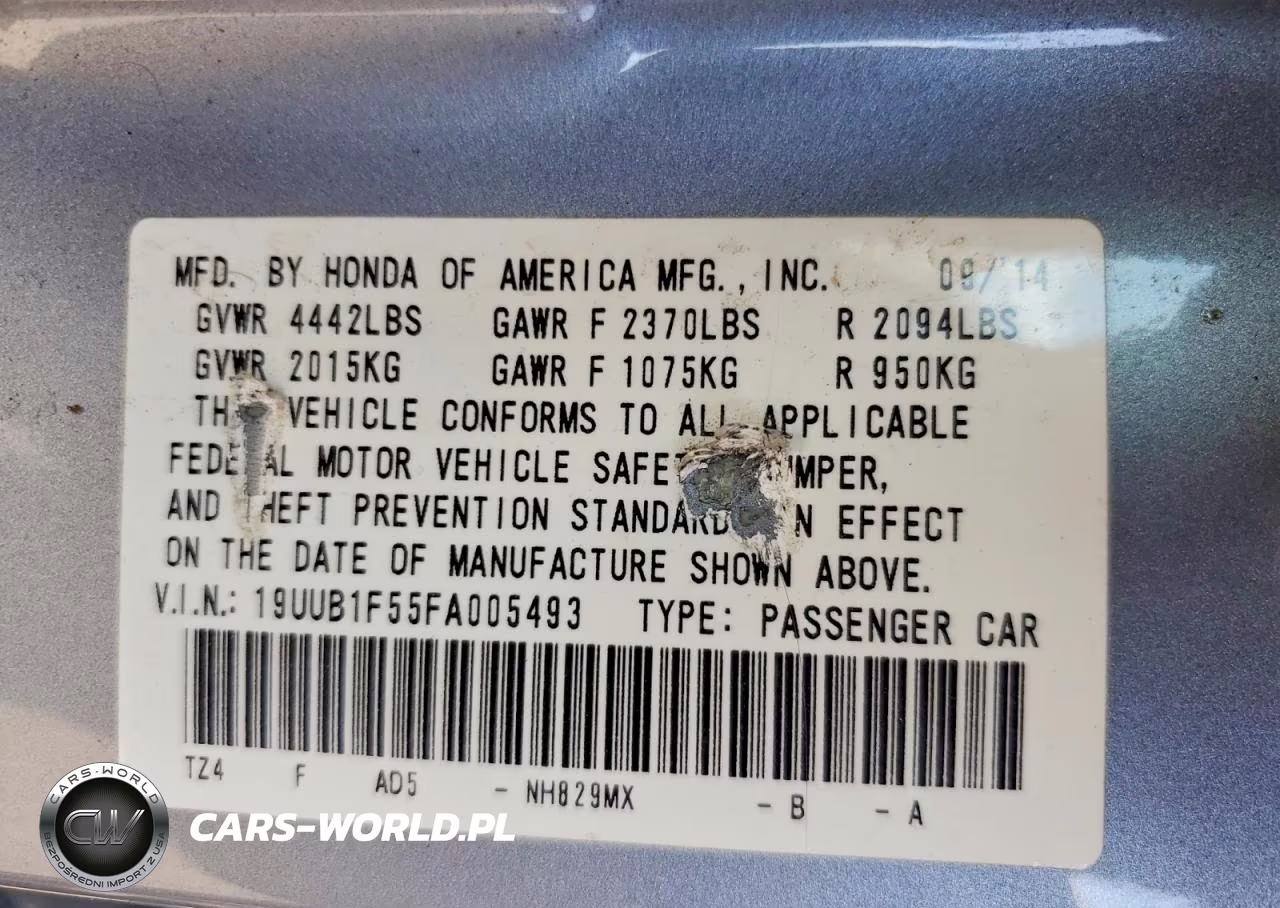 2015 Acura Tlx Tech VIN:19UUB1F55FA005493 - 12