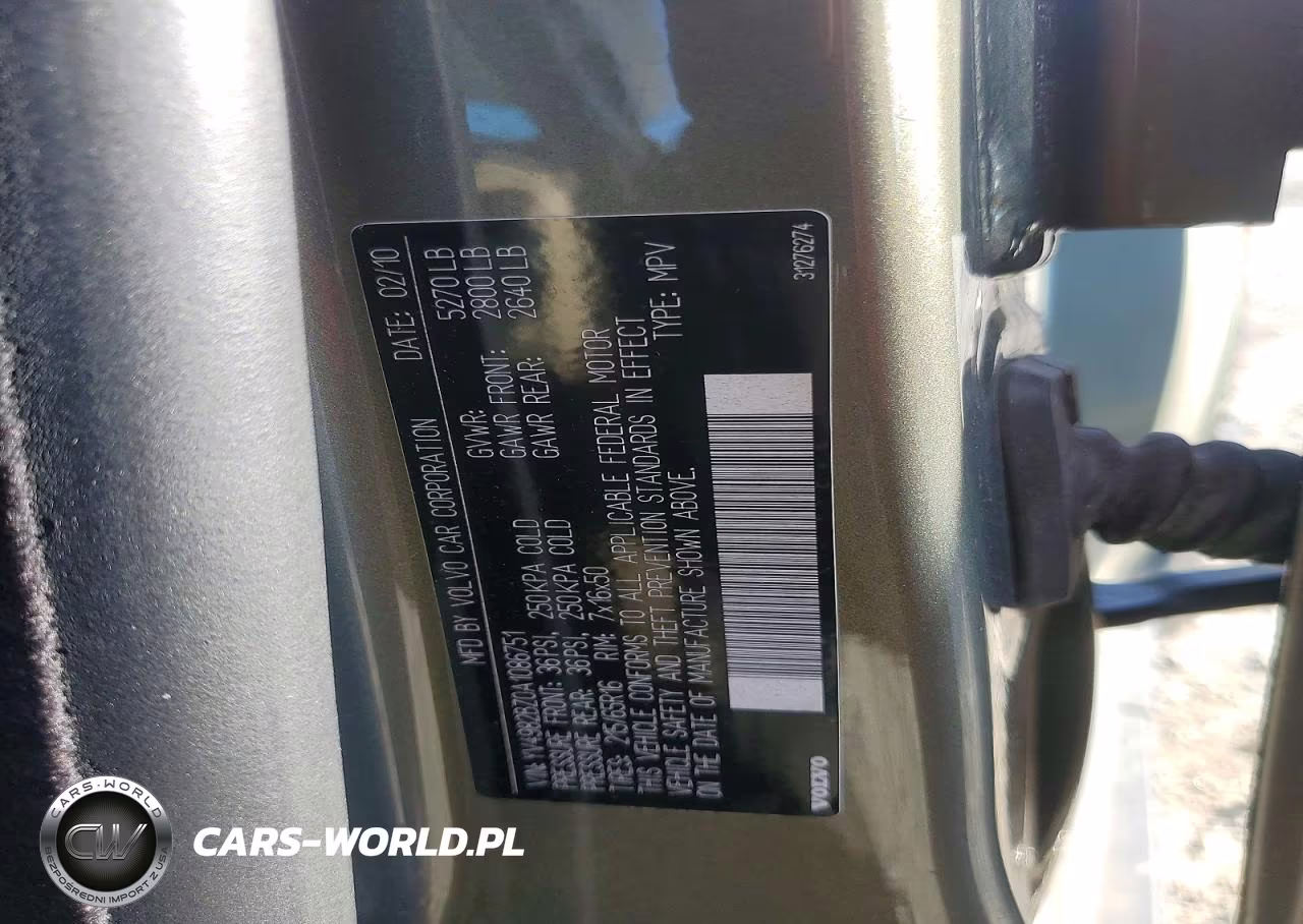 2010 Volv Xc70 3.2 VIN:YV4982BZ0A1086751 - 12