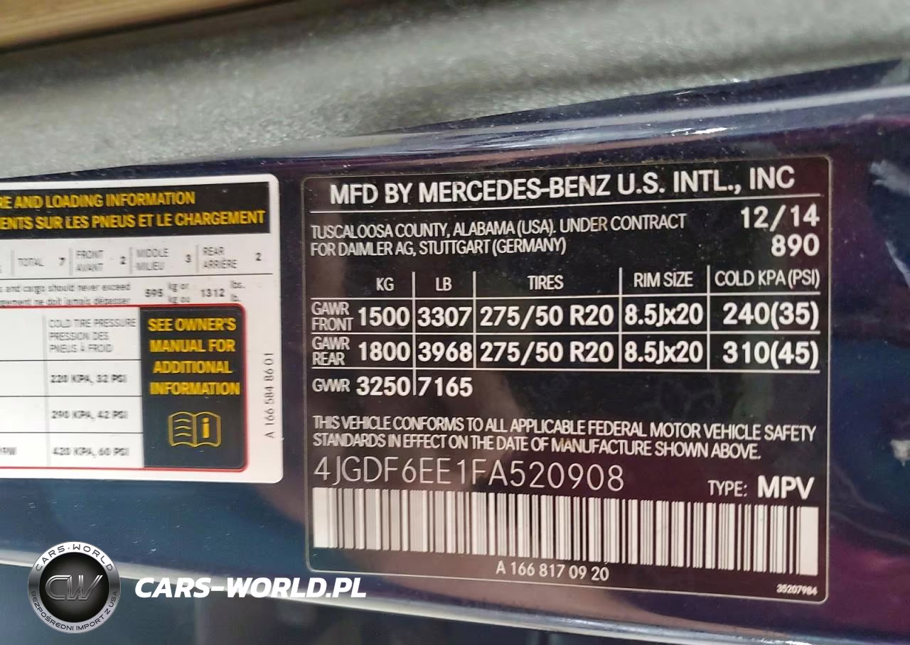 2015 Mercedes-Benz Gl 450 4Matic VIN:4JGDF6EE1FA520908 - 13