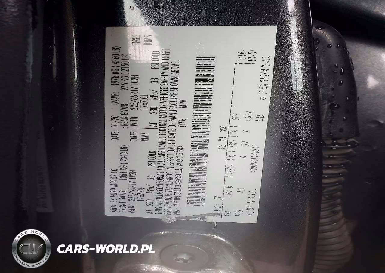 2020 Ford Escape Se VIN:1FMCU0G69LUA91550 - 12