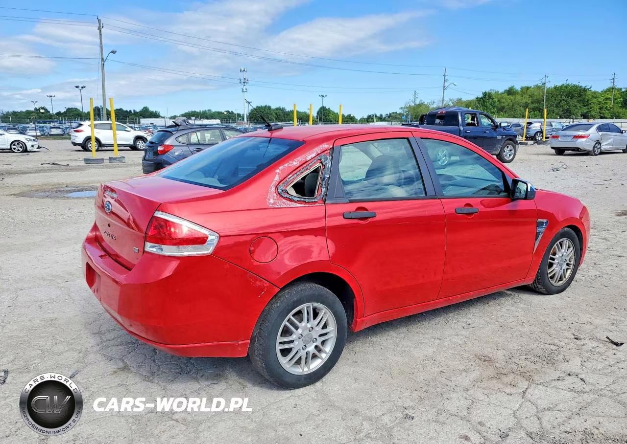 2008 Ford Focus Se VIN:1FAHP35N58W196861 - 3