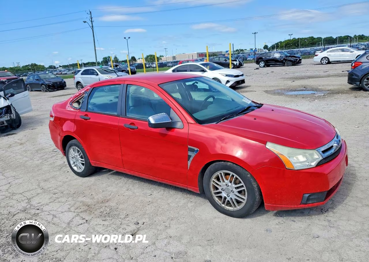 2008 Ford Focus Se VIN:1FAHP35N58W196861 - 4
