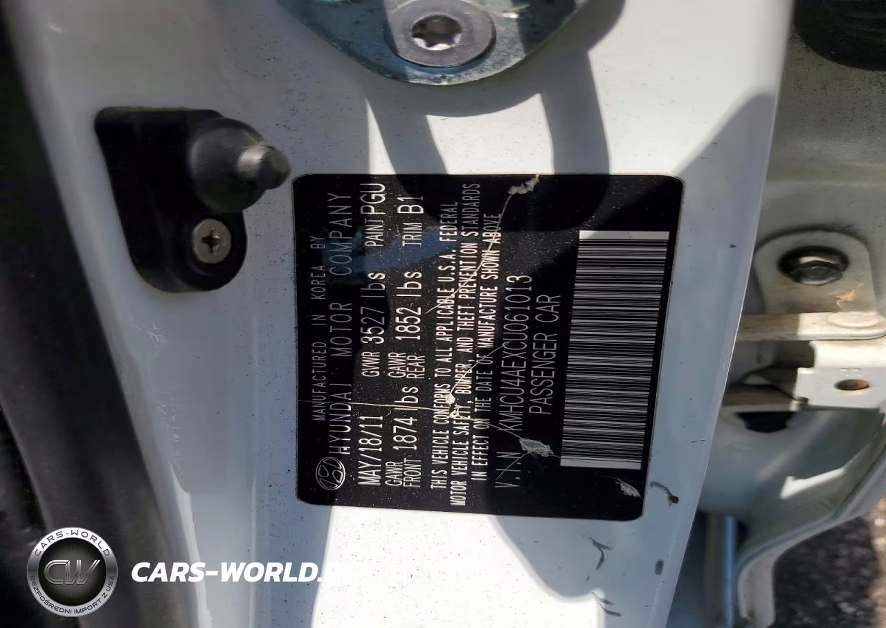 2012 Hyundai Accent Gls VIN:KMHCU4AEXCU061013 - 12