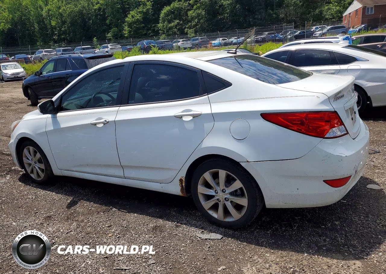 2012 Hyundai Accent Gls VIN:KMHCU4AEXCU061013 - 2