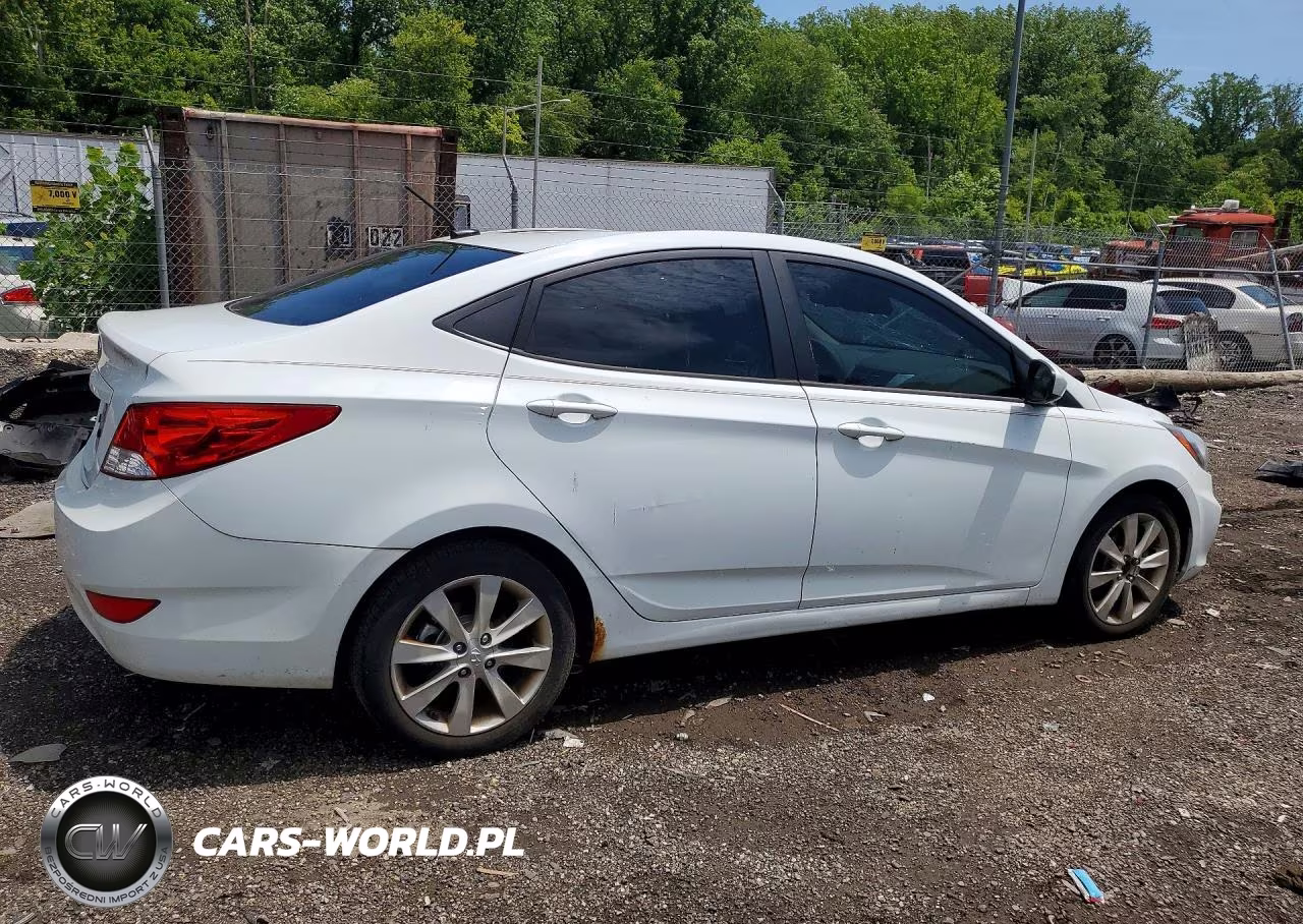 2012 Hyundai Accent Gls VIN:KMHCU4AEXCU061013 - 3